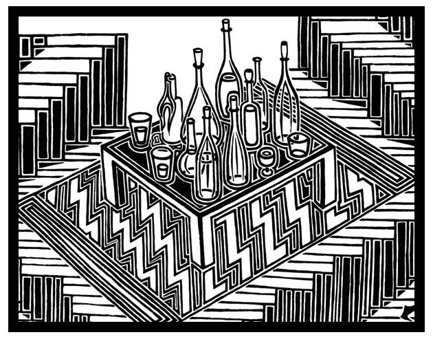 Bottles on Table