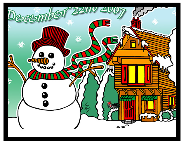 Pick's Hideaway Christmas Poster