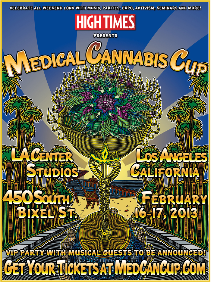 High Times Medical Cannabis Cup — Poster Art