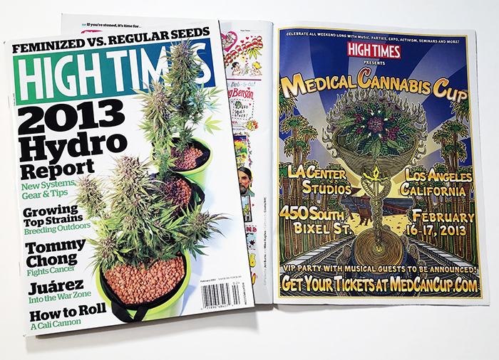 High Times magazine — close up