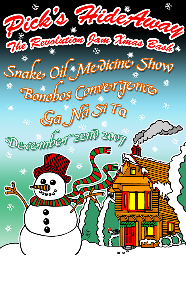 Pick's Hideaway Christmas Poster