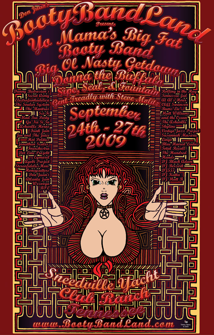 Booty Band Land — Poster