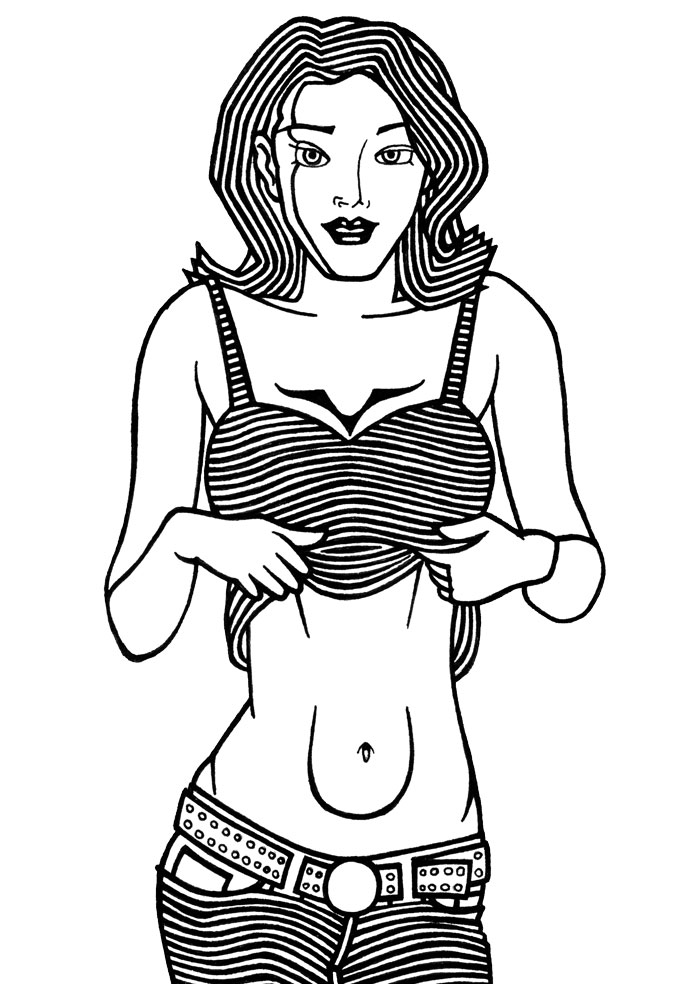 Figure Line Art