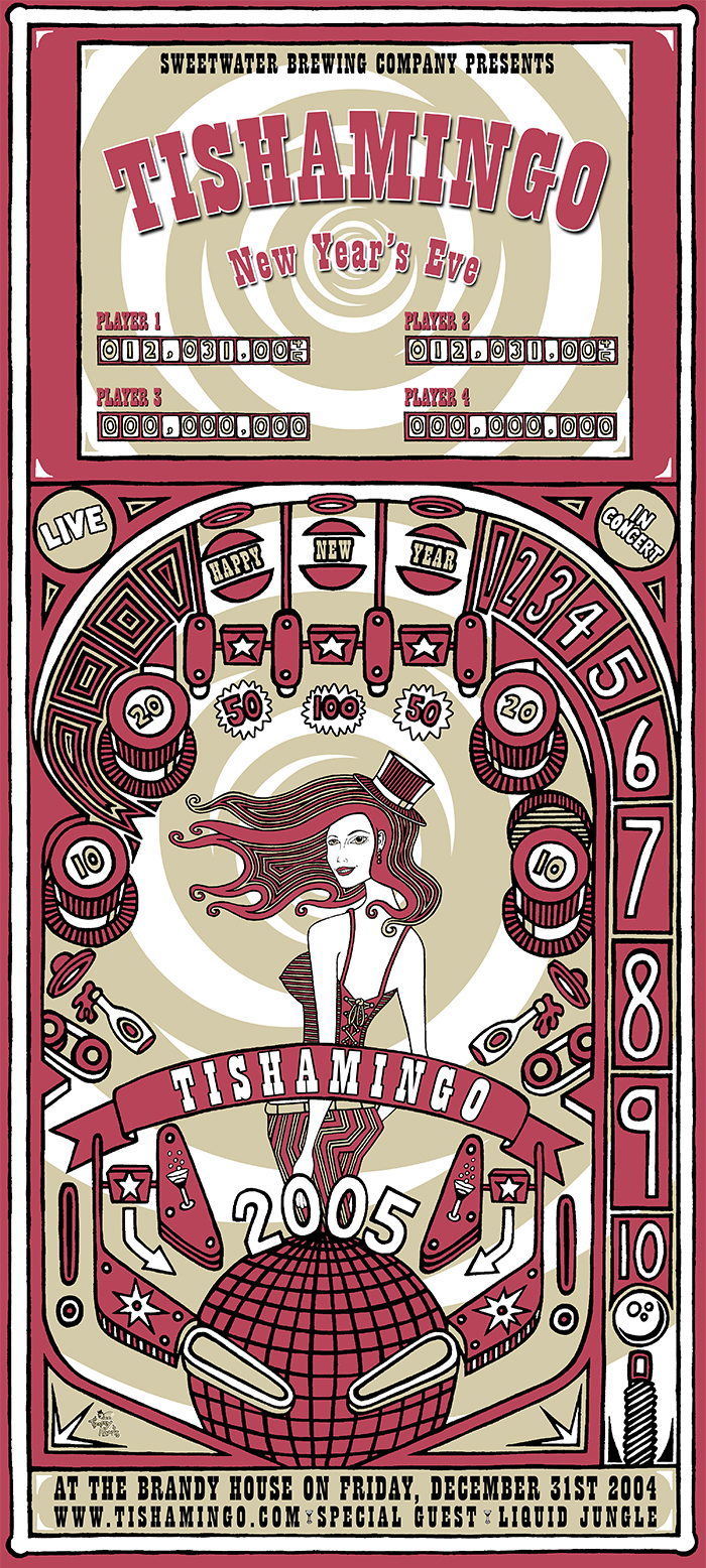 Tishamingo — New Year's Eve Poster