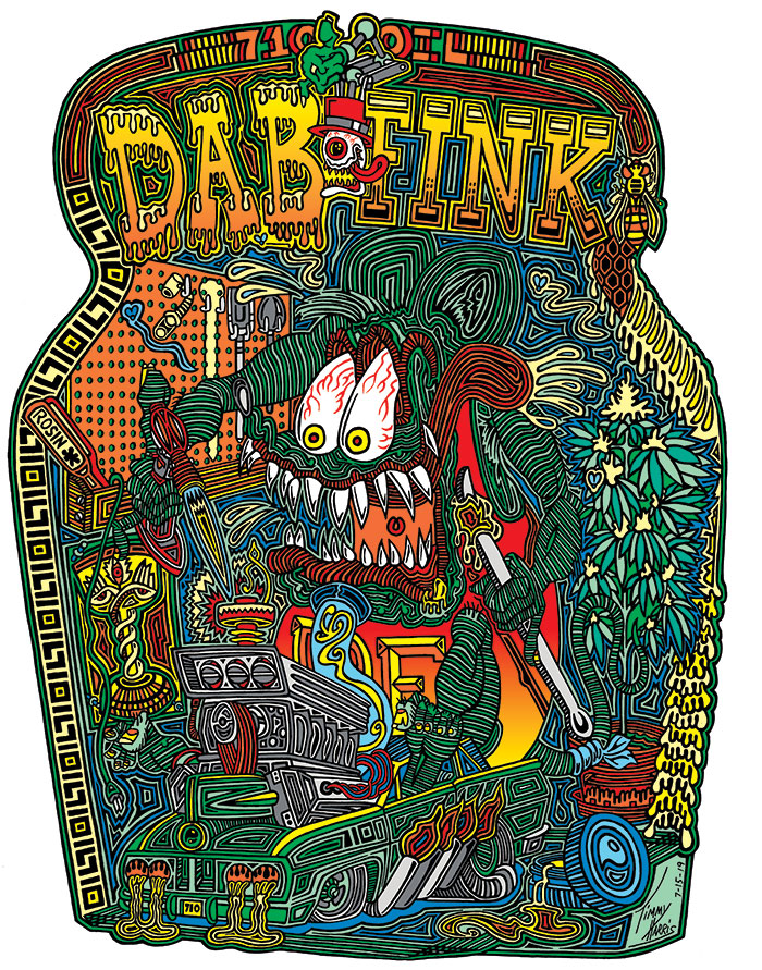 Dab Fink — Finished Illustration