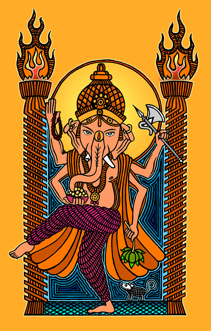 Ganesh — Color Poster